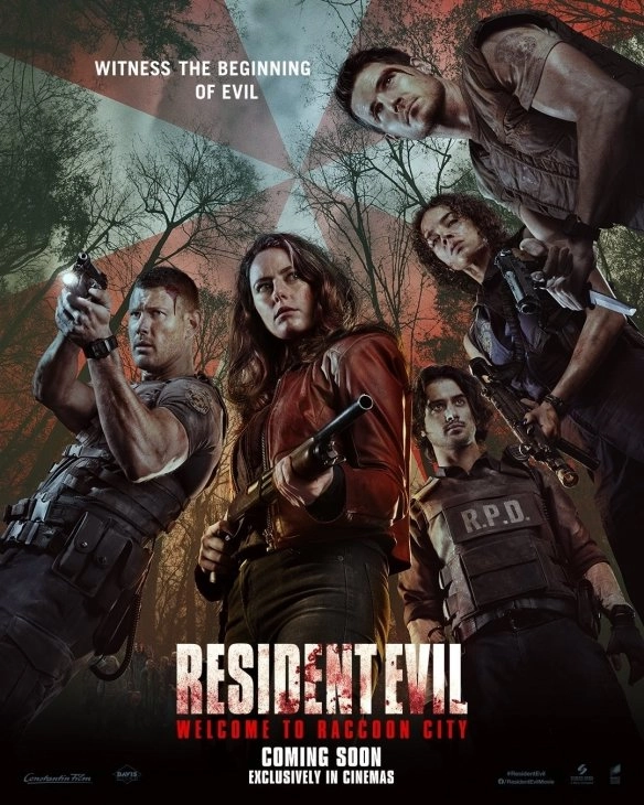 "Welcome to Raccoon City" reveals a new poster: the protagonists are all unveiled!
