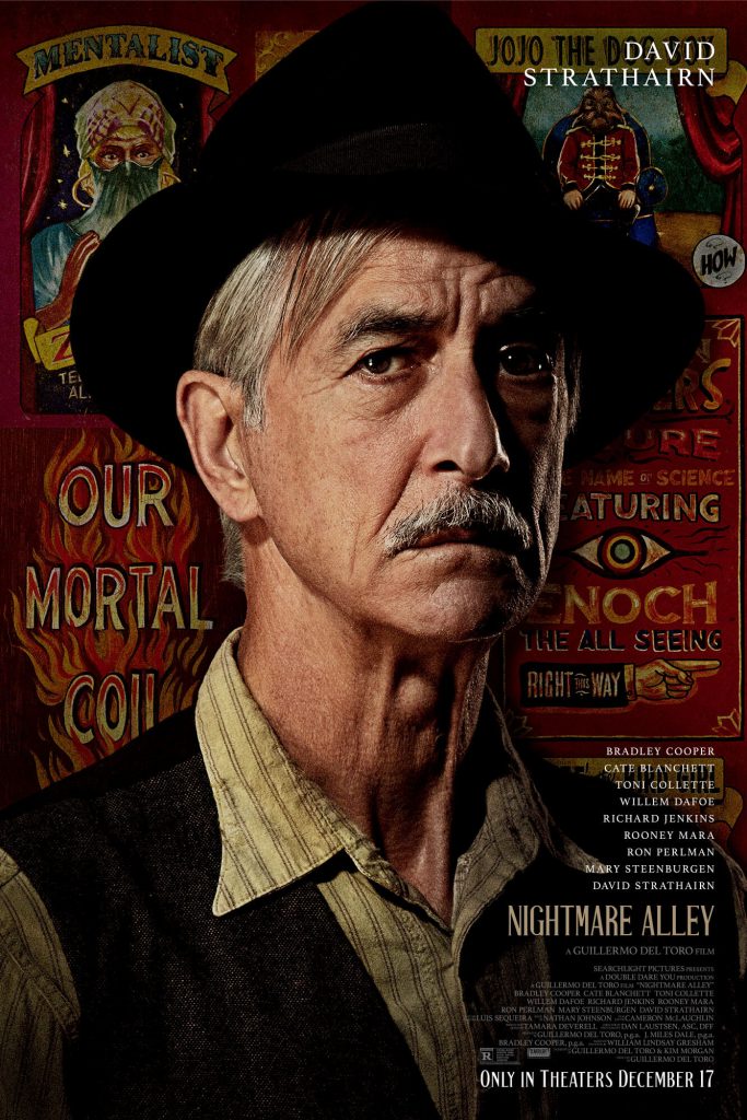 "Nightmare Alley" reveals new trailer and character posters