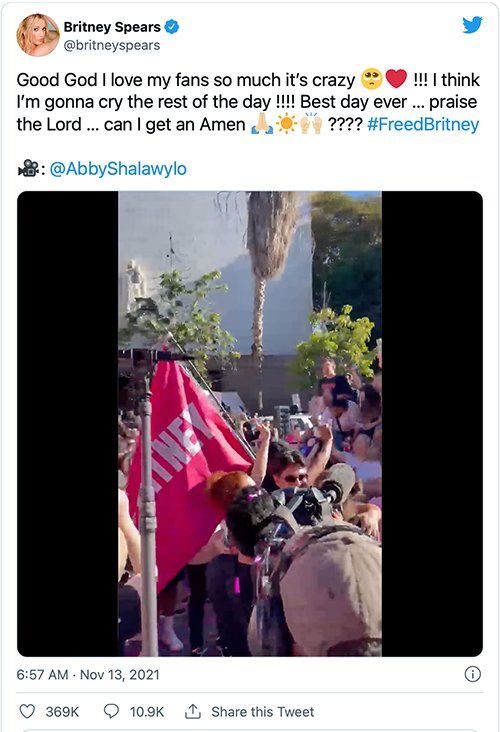 Pop diva Britney Spears regains her freedom after 13 years