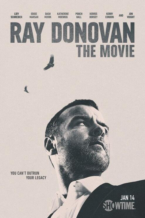 "Ray Donovan" posted a poster, Liev Schreiber looked grim