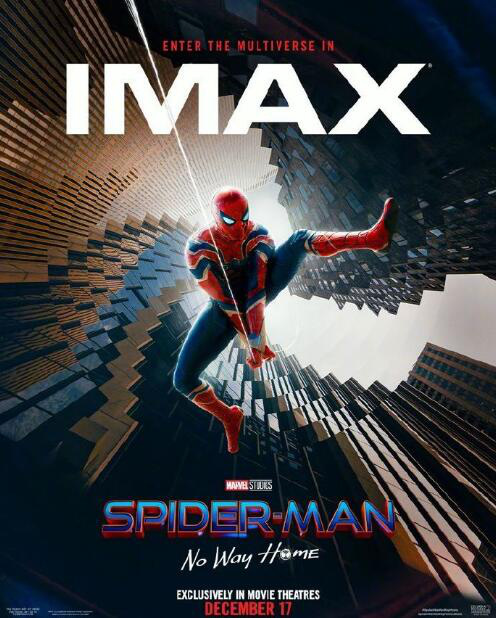 "Spider-Man: No Way Hom" reveals IMAX poster, Tom Holland walks through the urban jungle