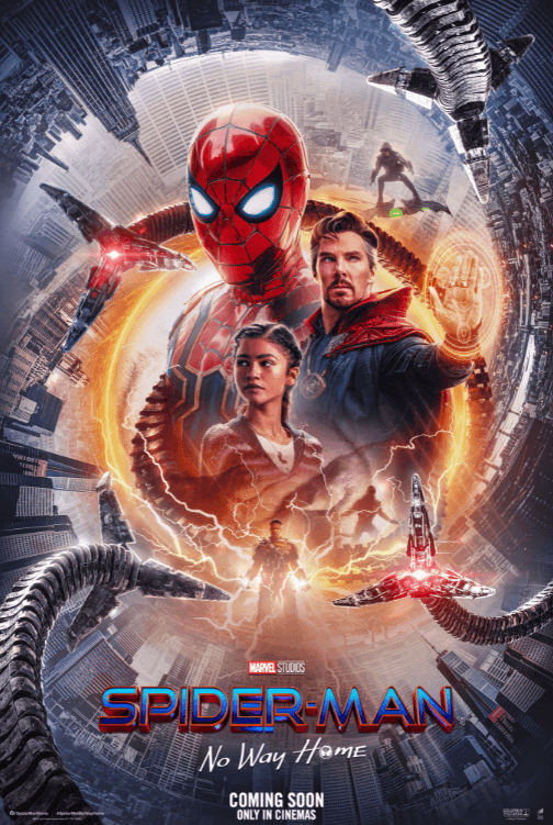 "Spider-Man: No Way Home" reveals a new poster, and its Peripheral Products shows the original Spider-Man