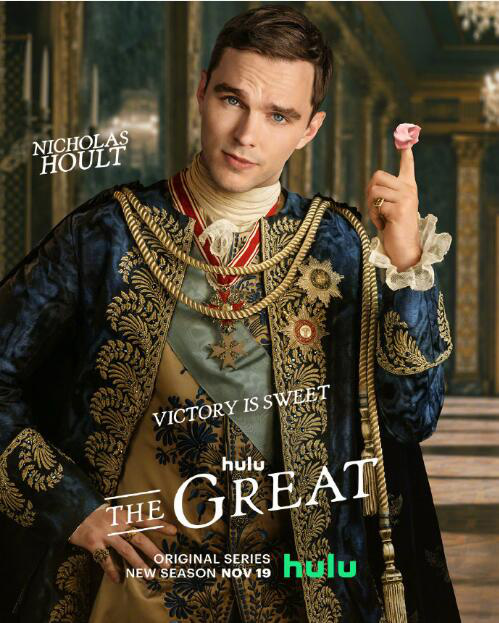"The Great Season 2" releases character poster, Nicholas Hoult has a playful expression