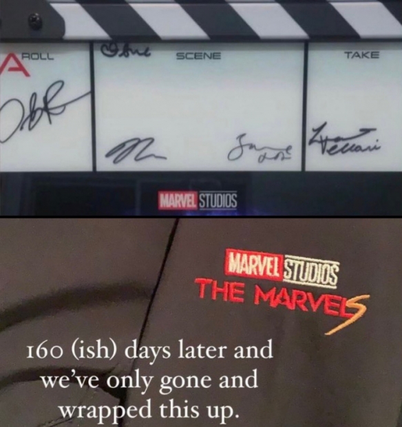 The filming of "The Marvels" is officially over, it lasted 160 days