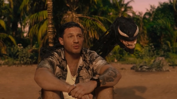 "Venom 2" exposed and deleted clips, Eddie and Venom side by side watching the sunset show affection