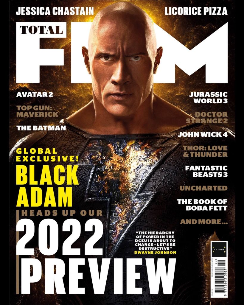 DC "Black Adam" on the cover of the magazine, Dwayne Johnson: I spent 10 years preparing it