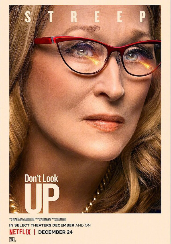 "Don't Look Up" starring Leonardo DiCaprio & Jennifer Lawrence releases a character poster
