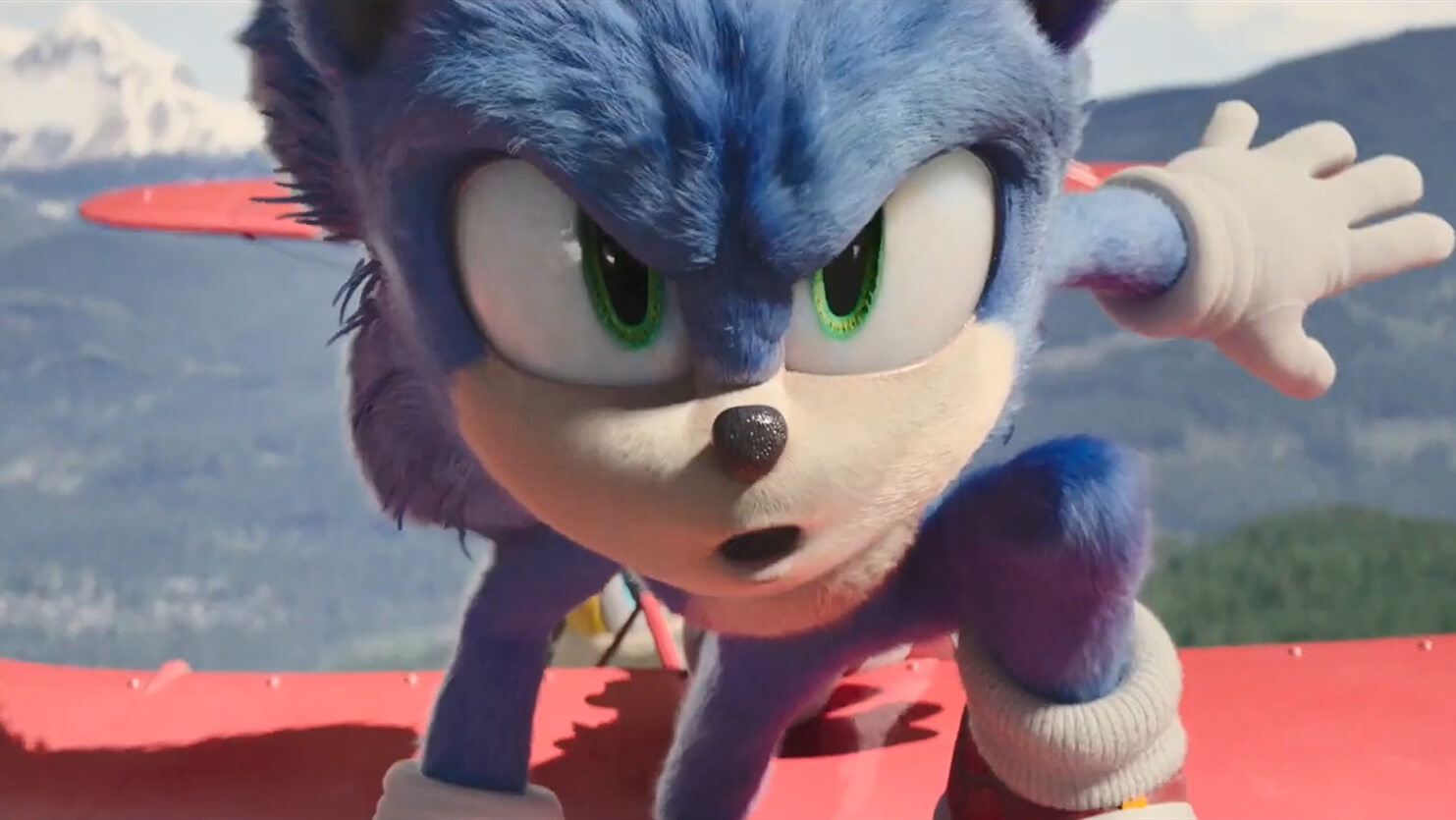 Game adaptation movie Sonic the Hedgehog 2 first exposure trailer-1