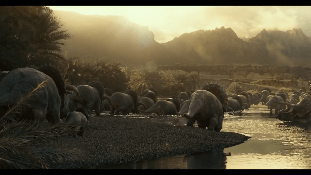 "Jurassic World: Dominion" warm-up clip: Tyrannosaurus rex lost to Giganotosaurus