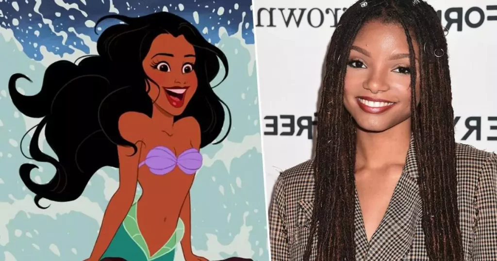 New behind-the-scenes photos of Disney's live-action "The Little Mermaid": Halle Bailey looks forward to next year!