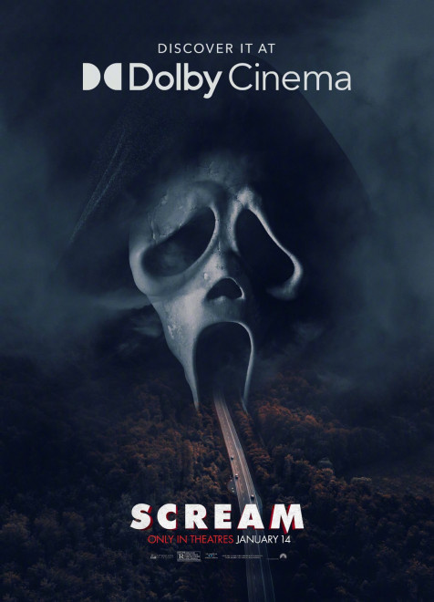 "Scream 5" exposes Dolby poster, grimace mask swallows everything