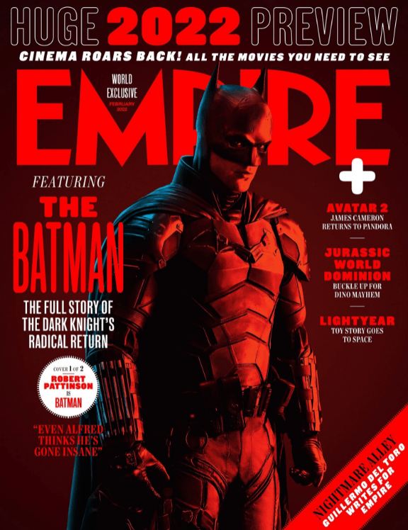 "The Batman" on the cover of "Empire", Batman and Catwoman show up handsomely