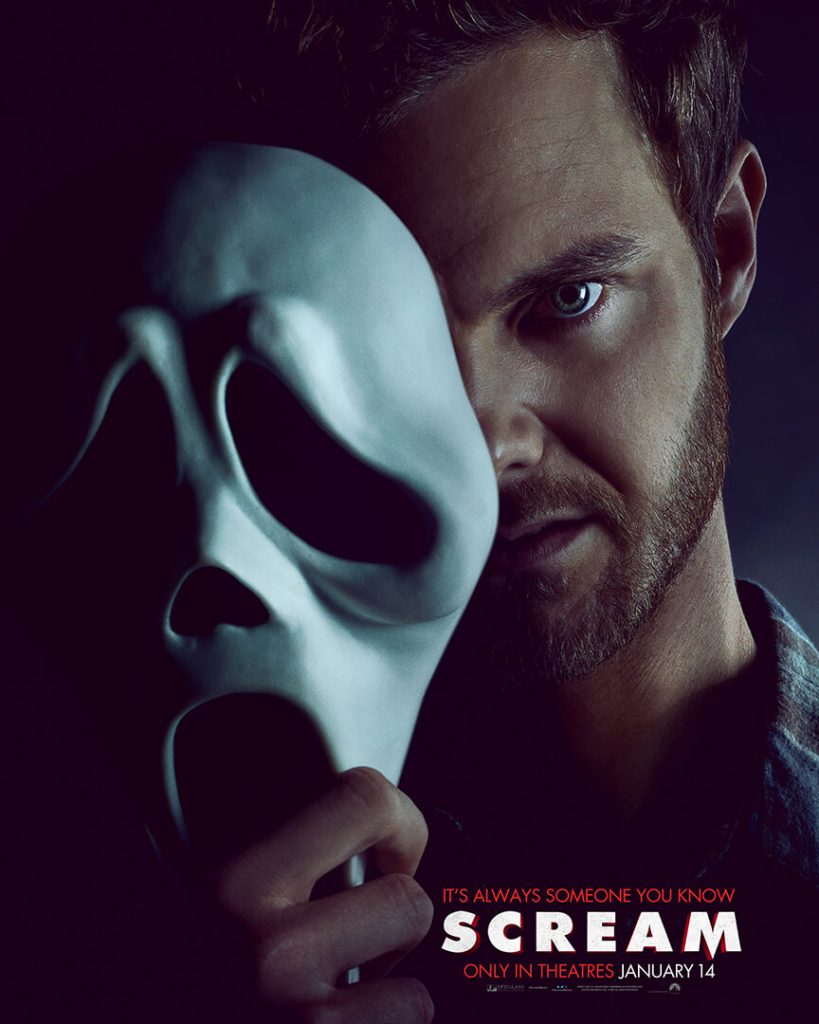 The horror film "Scream 5" exposes character posters, new and old characters appear