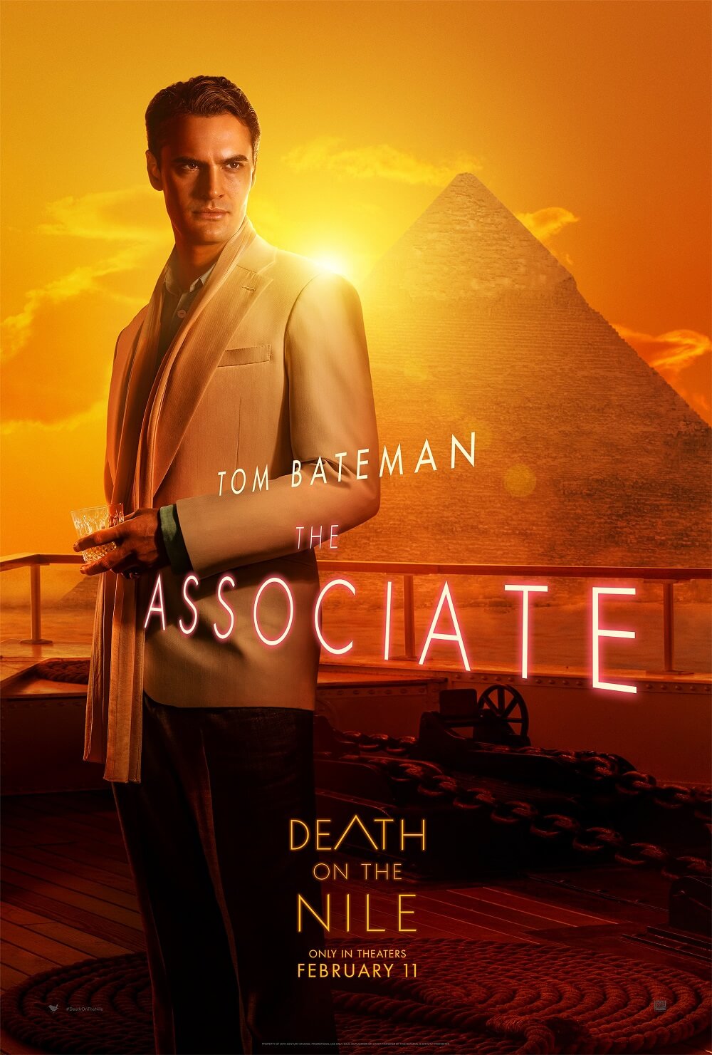 Death on the Nile released character posters passengers prepare to board the ship-5