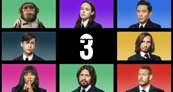 Netflix sci-fi series "The Umbrella Academy Season 3" releases a new promotional poster!