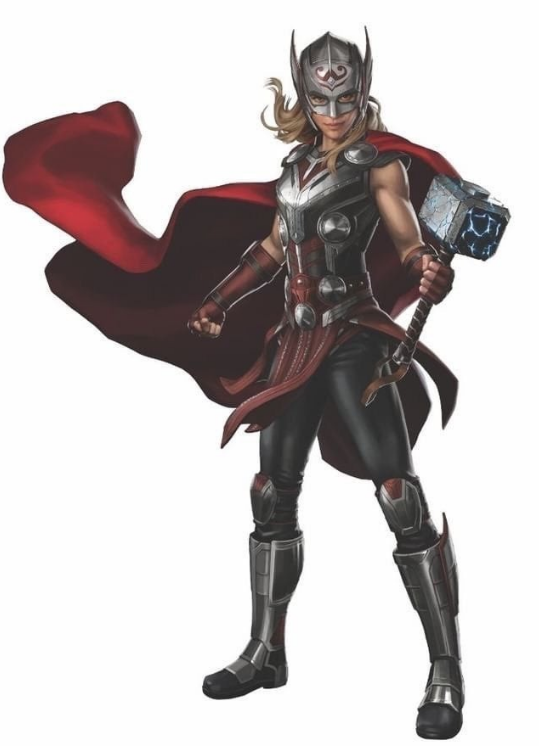 New promotional image for "Thor: Love and Thunder": Thor, Valkyrie and Thor's styling revealed!