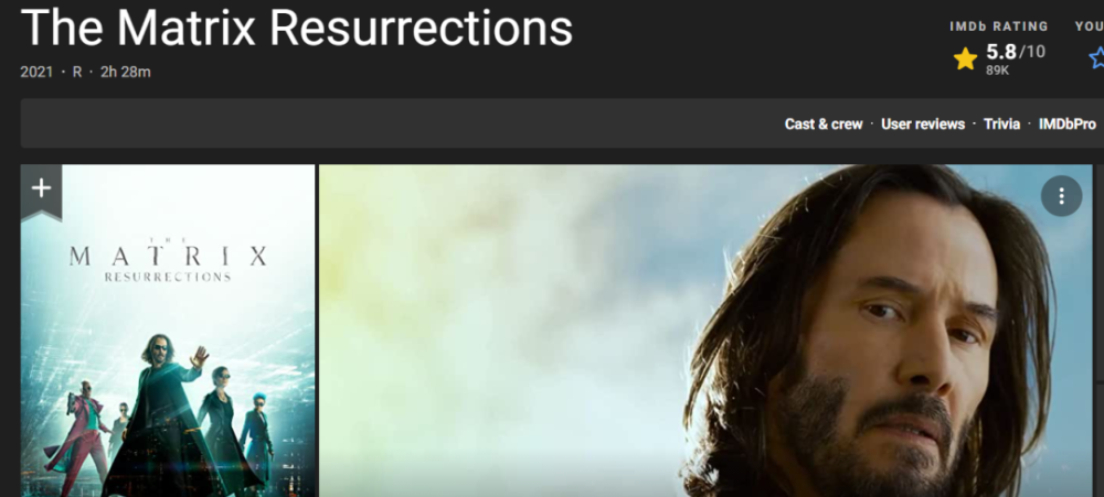 This time it’s "The Matrix" that is in trouble, why does Hollywood continue to spoil the classic movies?