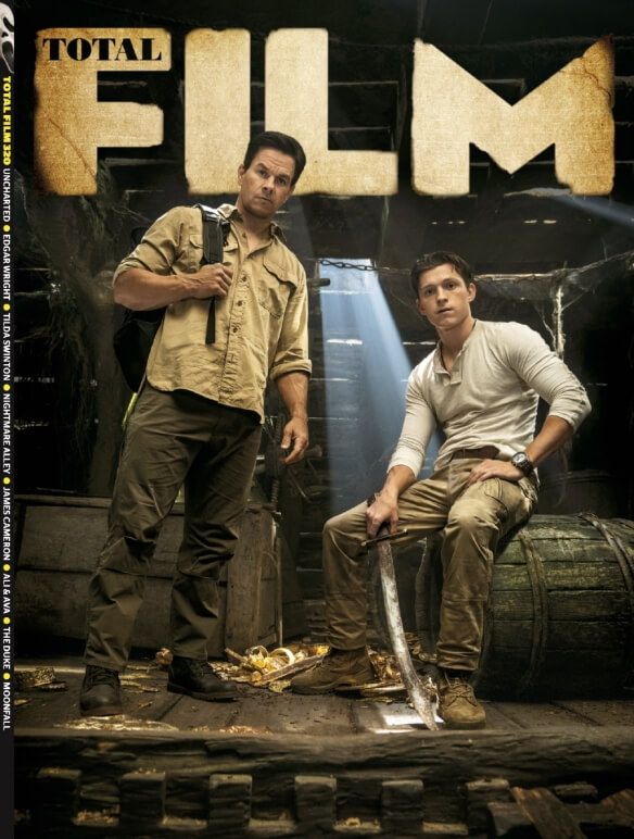"Uncharted" on the cover of the magazine: Drake and Sullivan join forces to explore the treasure!