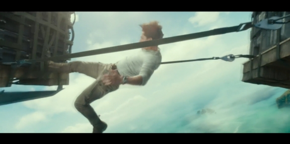 "Uncharted" releases "Plane Fight" segment, Tom Holland's super-burning action life and death duel