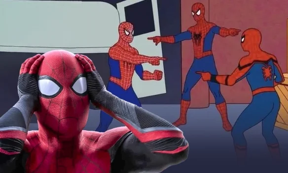 The "Spider-Man Pointing at Each Other" scene came from a sudden thought by Andrew Garfield