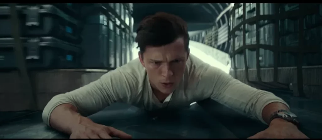 "Uncharted" released Behind-The-Stunts: restore the game's famous scene