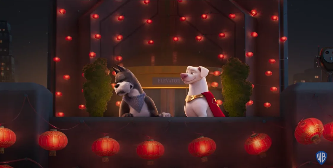 DC Animated Movie "DC League of Super-Pets" celebrating lunar new year