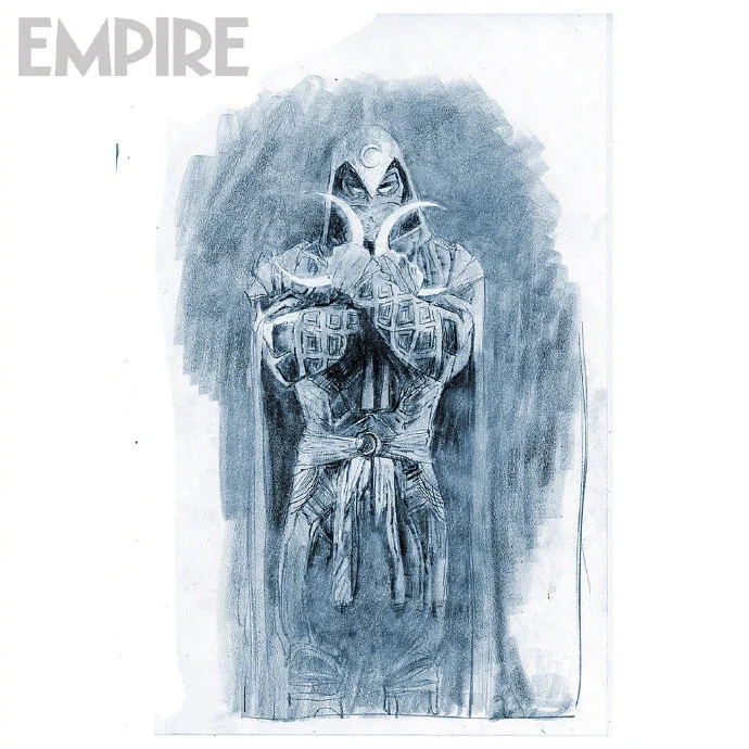 'Empire' shares some of 'Moon Knight' cover manuscripts