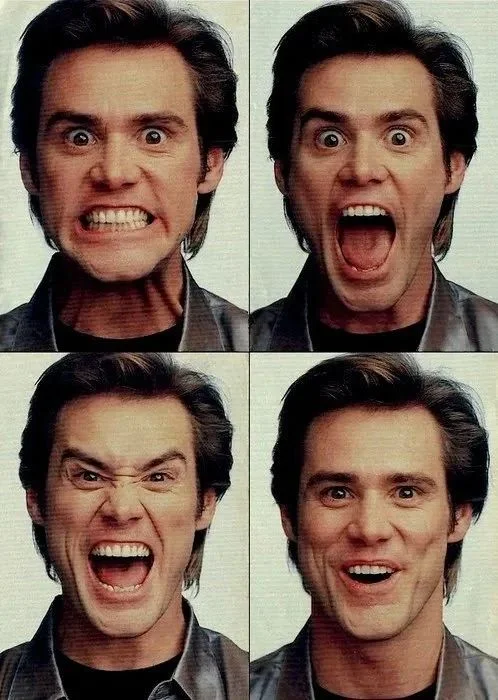 "King of Comedy" Jim Carrey turns 60! The Comedian's Emoji Management textbook was written by him