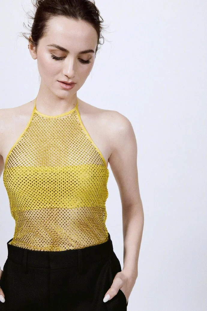 Maude Apatow ("Euphoria") Photo ​​​​, February issue of L'Officiel magazine US