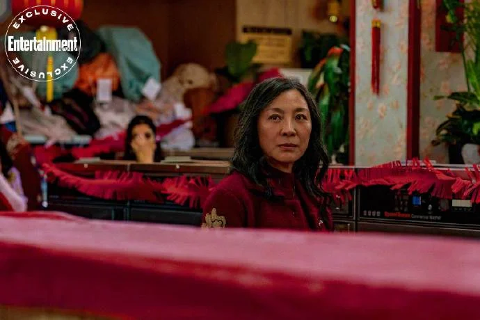 Michelle Yeoh's sci-fi film "Everything Everywhere All at Once" reveals new stills