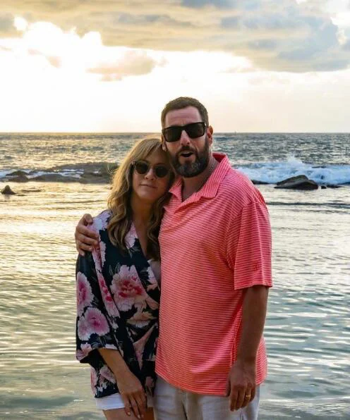 "Murder Mystery 2" set photo: Jennifer Aniston shares group photo of her and Adam Sandler