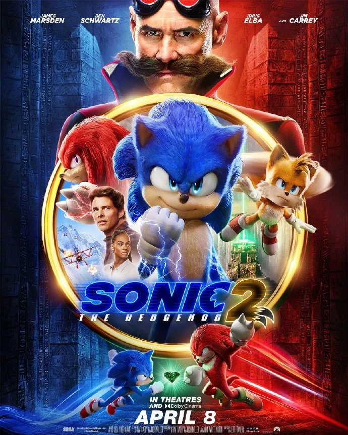 "Sonic the Hedgehog 2" released a new poster