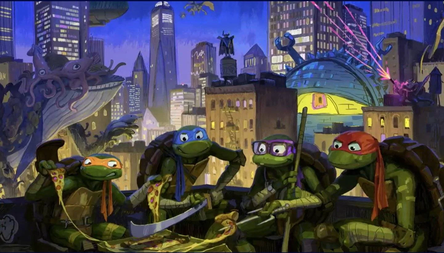 "Teenage Mutant Ninja Turtles" animated film first exposed concept map, "Sonic the Hedgehog 3" and other Paramount film projects established
