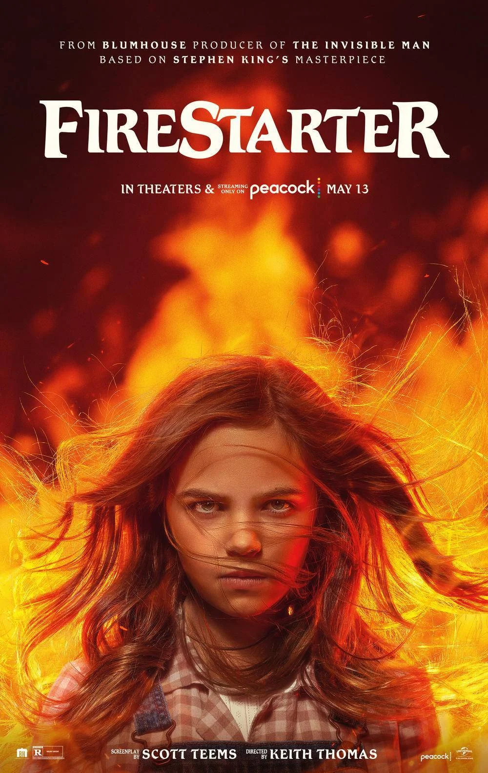 The restart version of "Firestarter" released the Official Trailer, the girl who plays with fire is really good