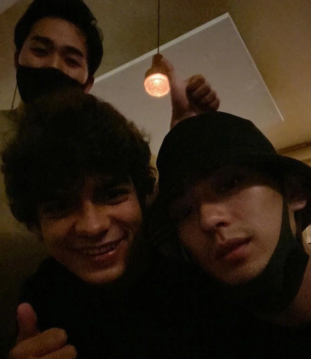 A group photo of Iñaki Godoy and Mackenyu Arata from Netflix's live-action series "One Piece"