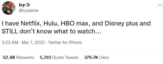 Amazon Prime Video recommends itself on Twitter