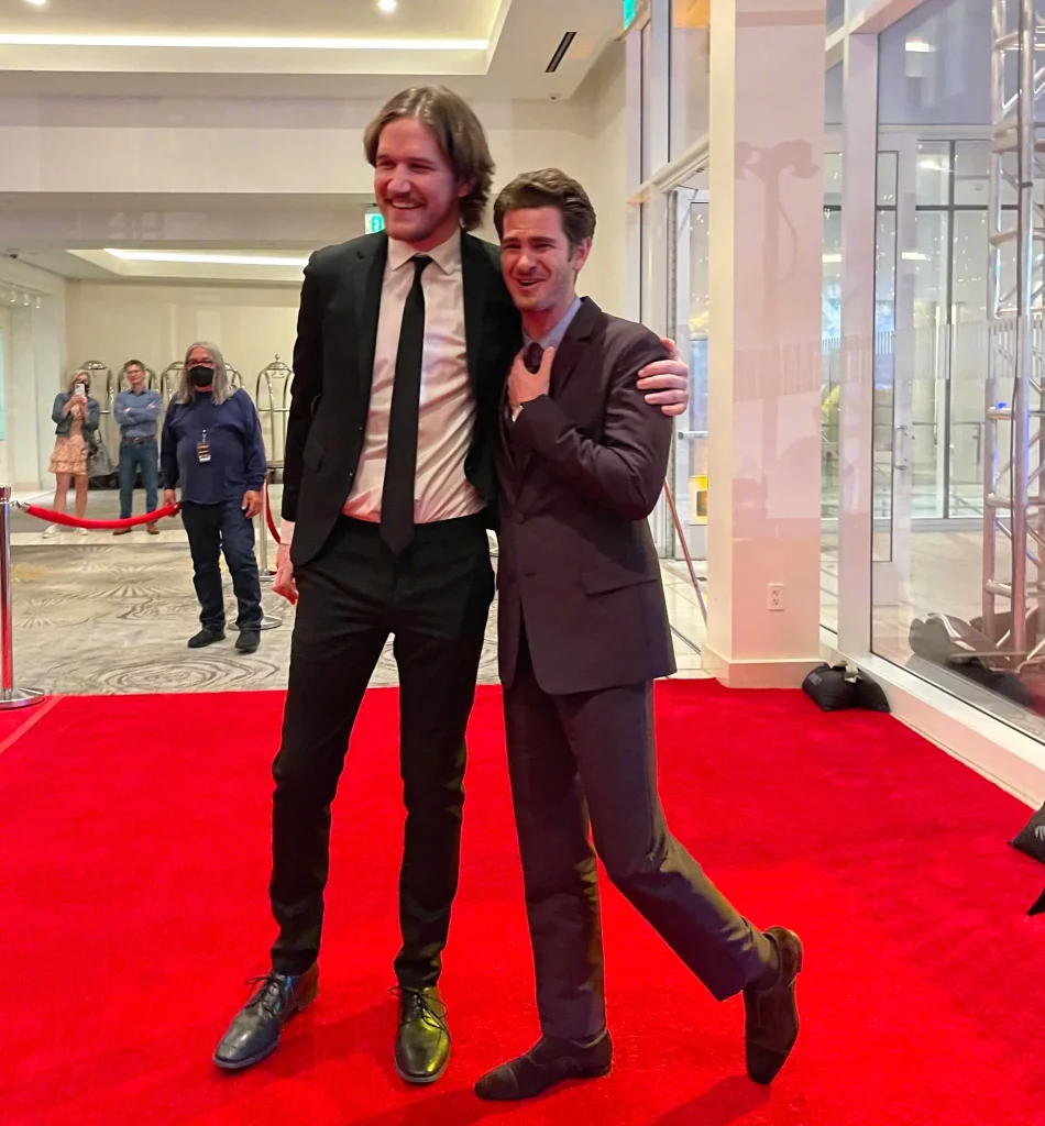Andrew Garfield and Bo Bonham at the Directors Guild Awards ​​​