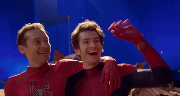 Behind the scenes of the "Spider-Man: No Way Home" special effects scene