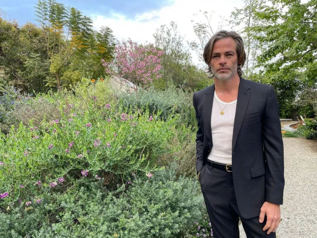 Chris Pine promotes new film "All The Old Knives" ​​​