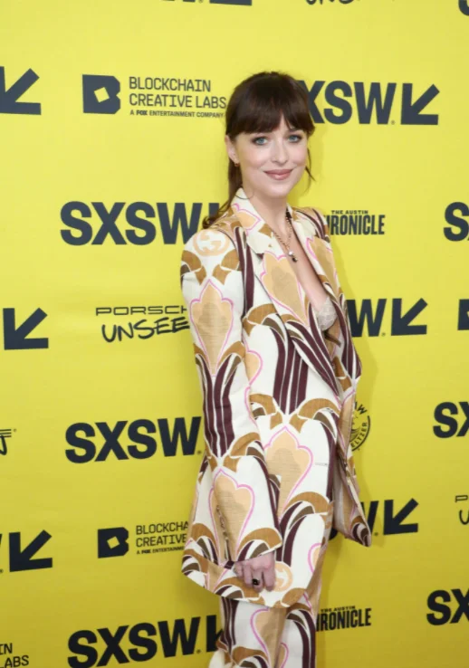 Dakota Johnson at the premiere of her new film "Cha Cha Real Smooth" at the South by Southwest Film Festival​​​