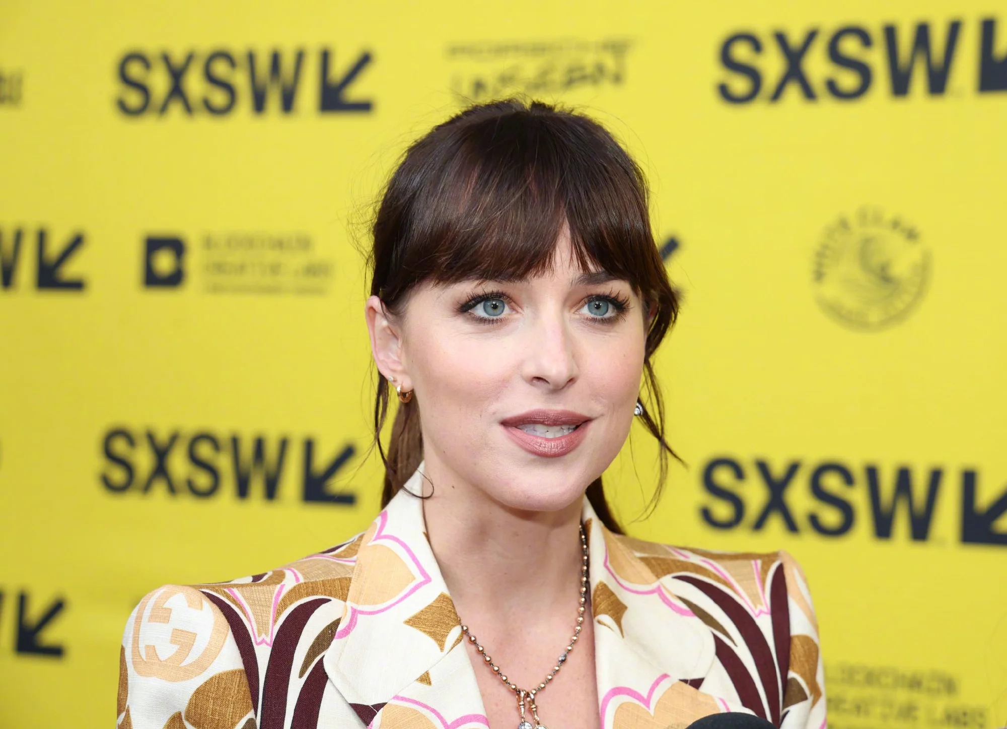 Dakota Johnson at the premiere of her new film "Cha Cha Real Smooth" at the South by Southwest Film Festival​​​