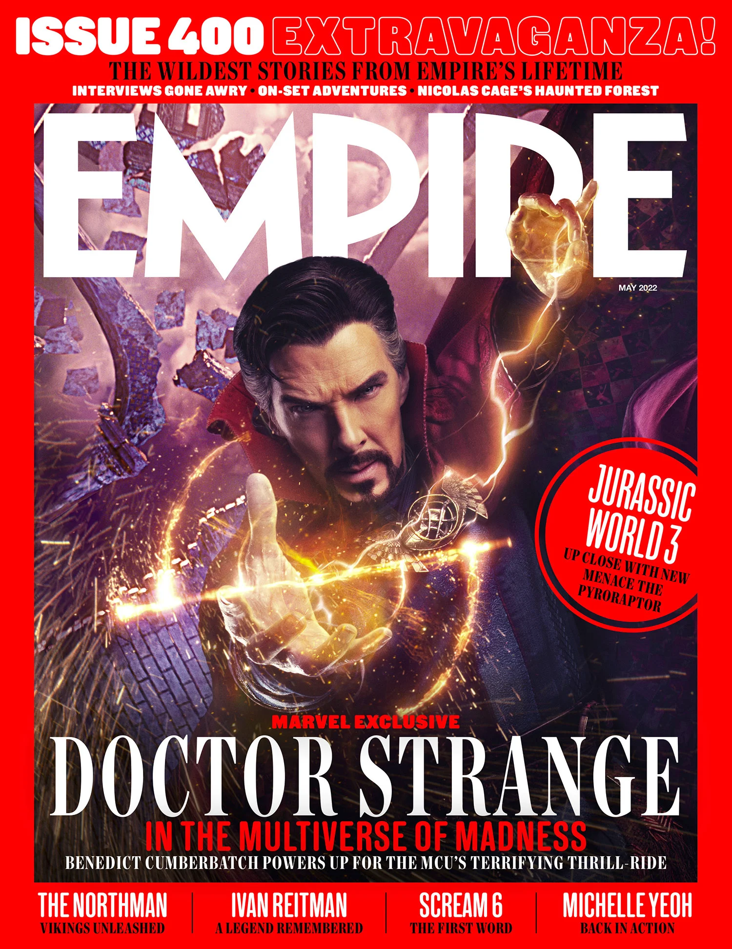 "Doctor Strange in the Multiverse of Madness" on the cover of "Empire" magazine