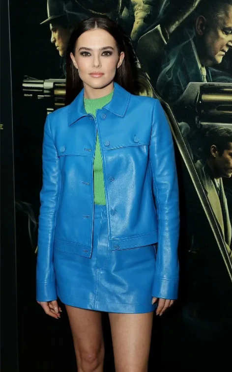 Dylan O'Brien and Zoey Deutch appear at the New York special screening of the new film "The Outfit"