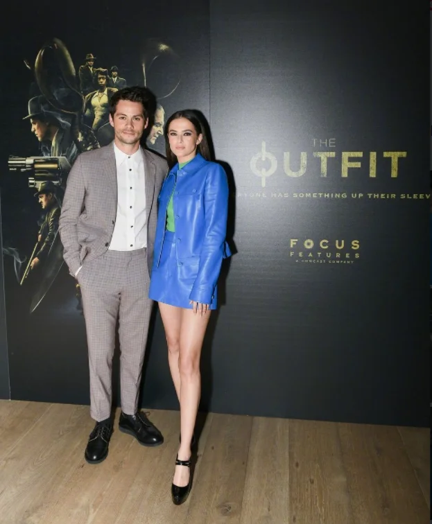 Dylan O'Brien and Zoey Deutch appear at the New York special screening of the new film "The Outfit"