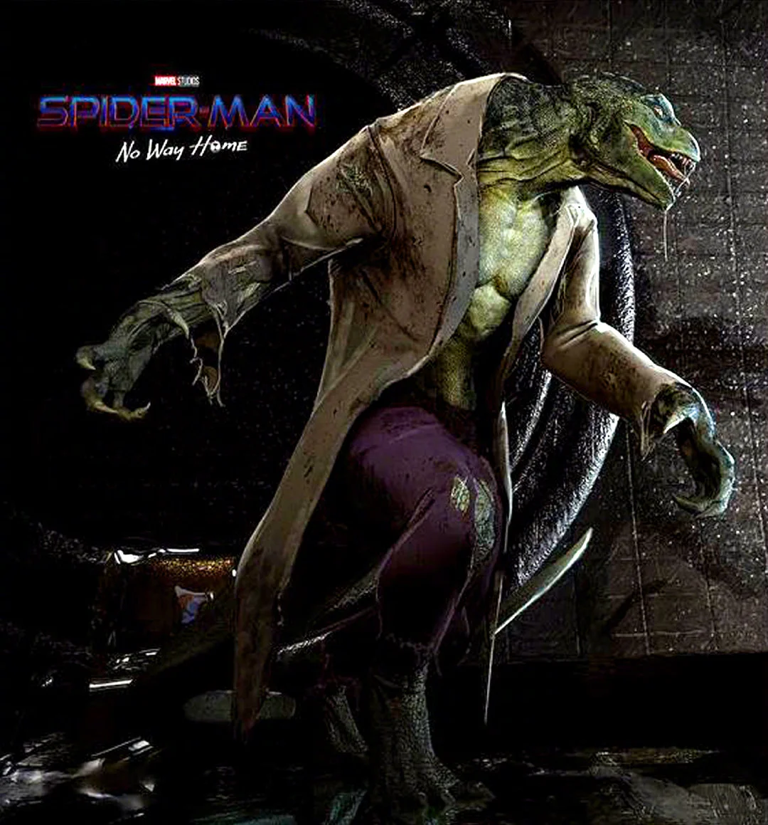Early concept design for Lizard in 'Spider-Man: No Way Home' revealed