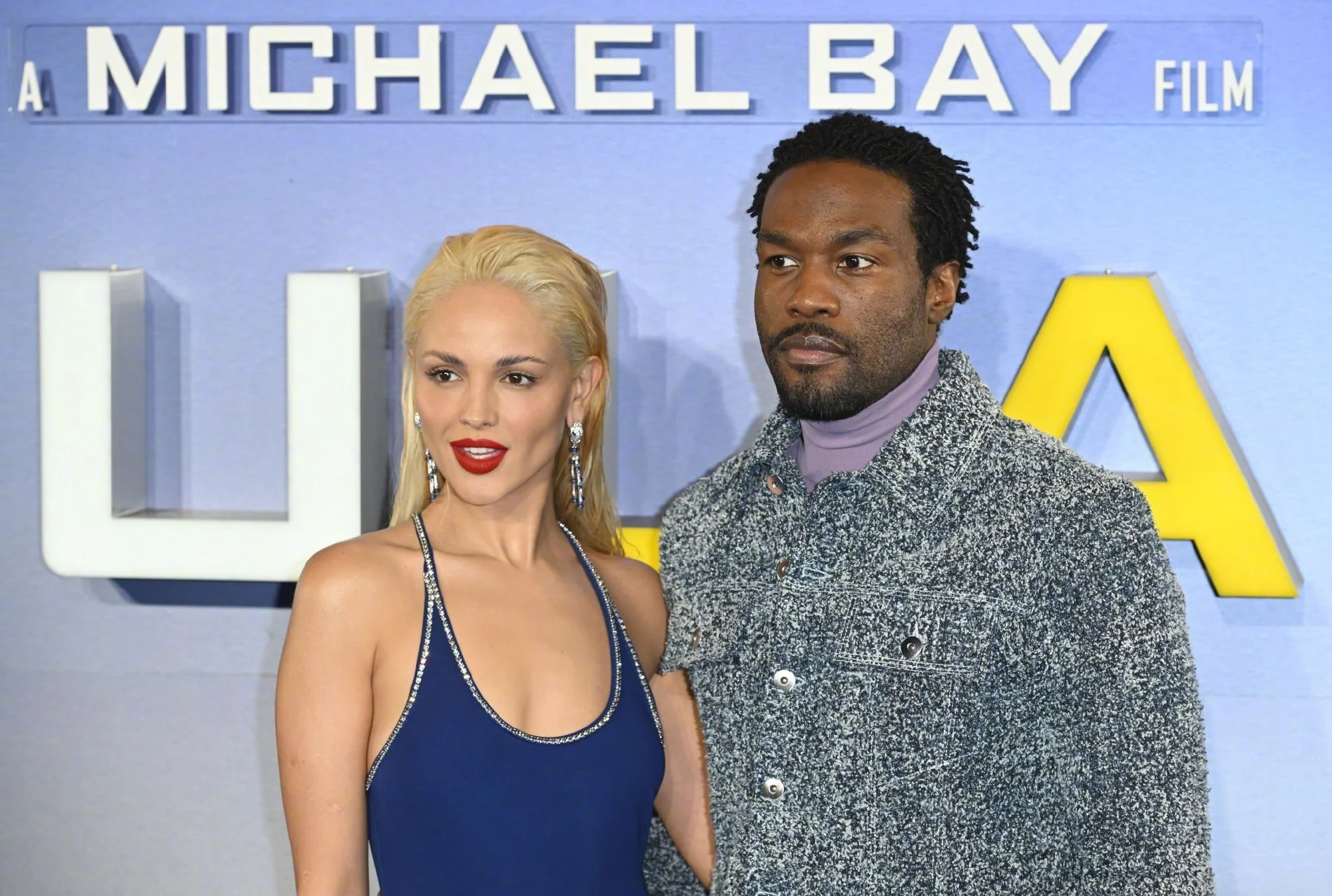 Eiza González, Jake Gyllenhaal, Yahya Abdul-Mateen II, Michael Bay at the London Premiere of "Ambulance"​​​