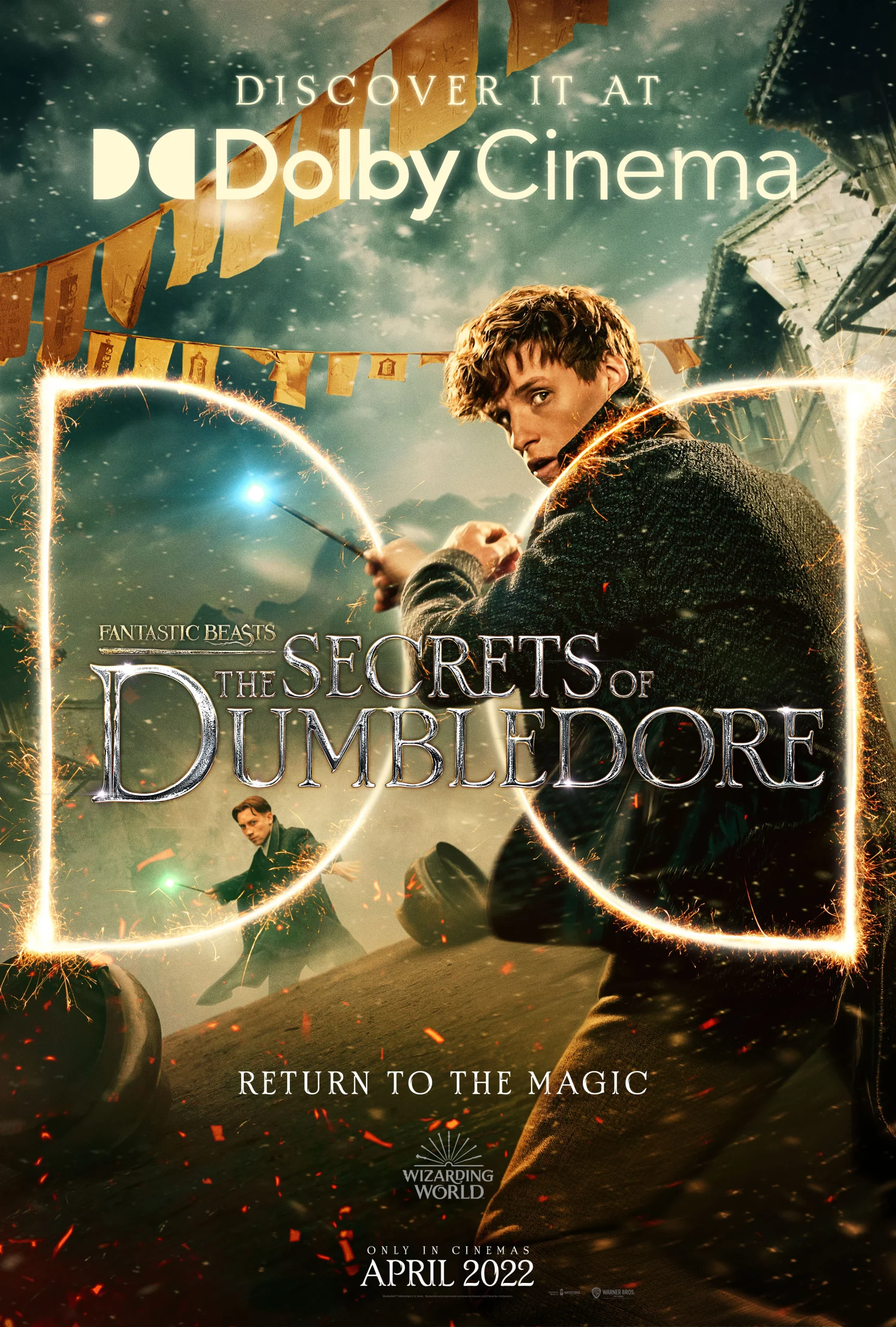 "Fantastic Beasts: The Secrets of Dumbledore" Releases Dolby Cinema, 4DX, ScreenX, D-Box Multi-Format Posters