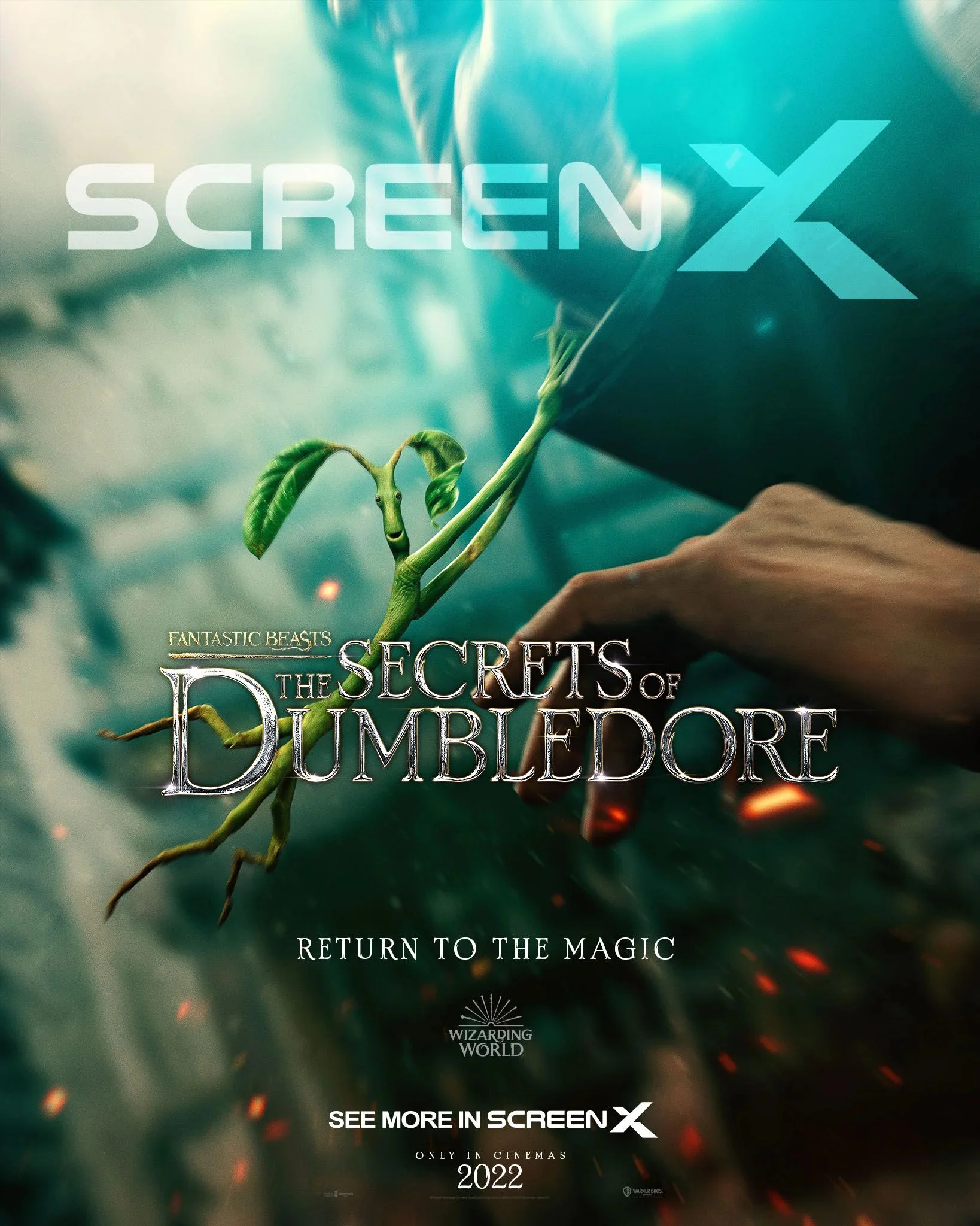 "Fantastic Beasts: The Secrets of Dumbledore" Releases Dolby Cinema, 4DX, ScreenX, D-Box Multi-Format Posters