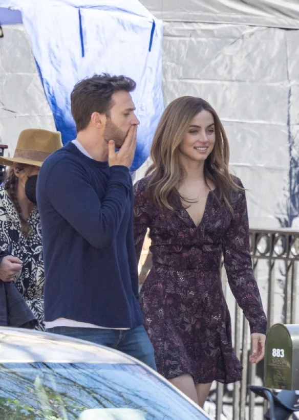 'Ghosted' starring Ana de Armas and Chris Evans leaks set photos