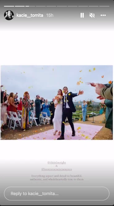 "Ginny Weasley" Bonnie Kathleen Wright of "Harry Potter" announces marriage on Instagram